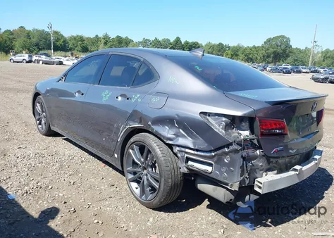2019 Acura Tlx Tech A-Spec Pkgs z USA, uszkodzony, nr VIN 19UUB2F64KA004988